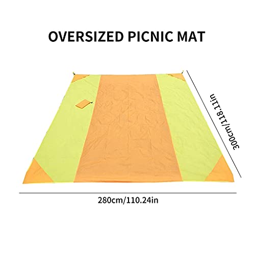 Waterproof Foldable Picnic & Beach Blanket – 270 × 210 cm