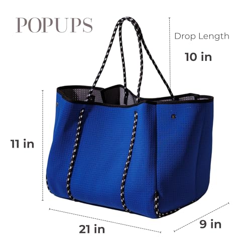 POPUPS Tote Bag, Everyday Neoprene Bags for Women
