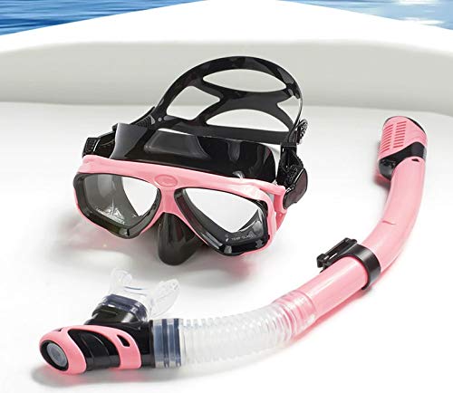 Adult Snorkel Mask Set – Dry Snorkel & 180° Anti-Fog View