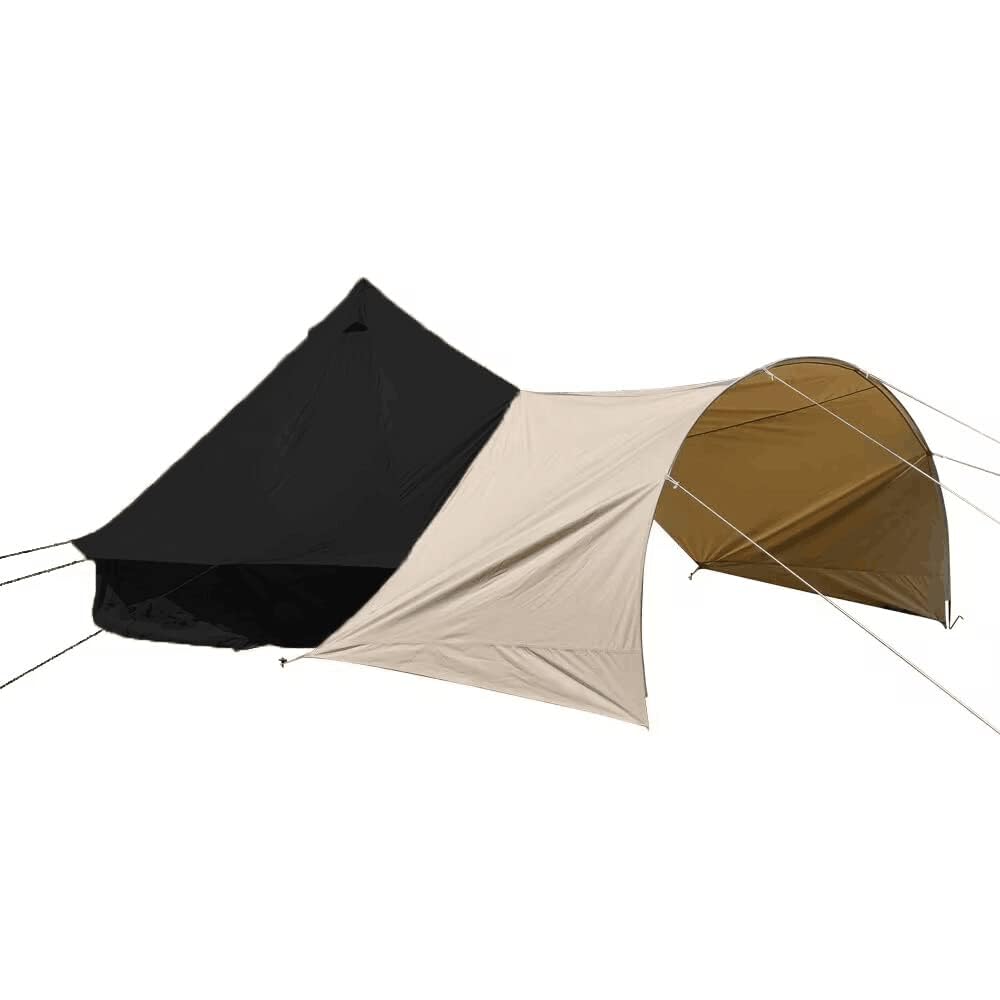 Waterproof 4-Season Camping Awning Tarp with Poles