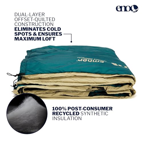 Insulated Hammock Underquilt for Camping & Backpacking