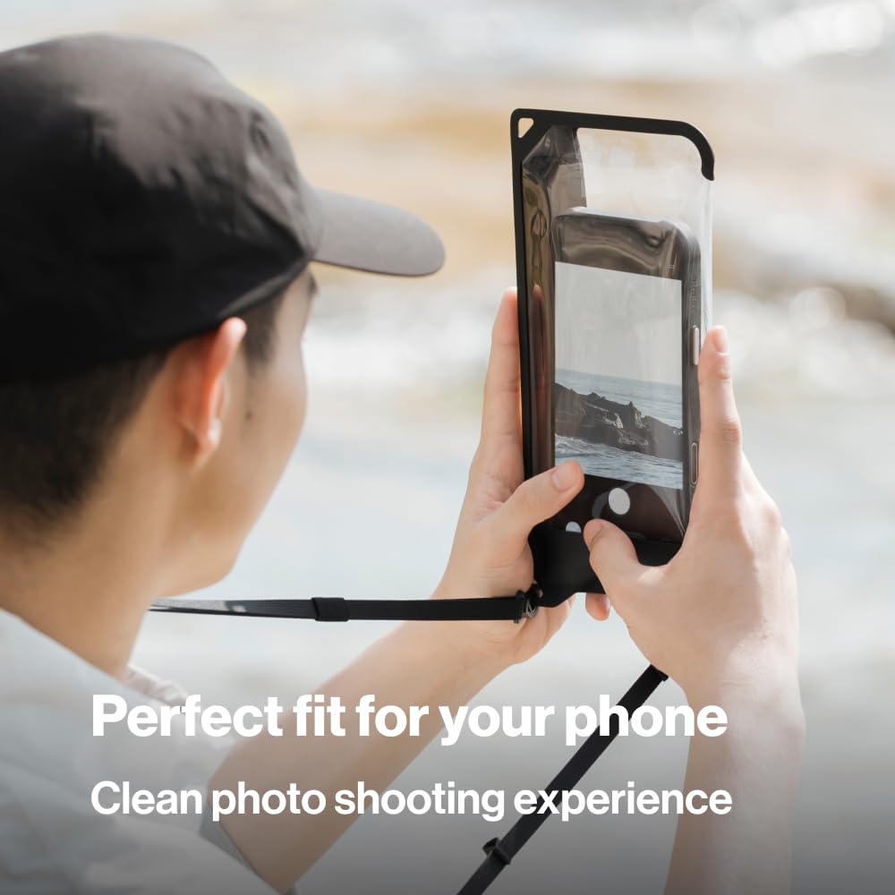 IPX8 Waterproof Phone Pouch with Adjustable Lanyard