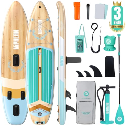 Niphean (Extra Large) Inflatable Paddle Board, SUP for 2+1 People/Family