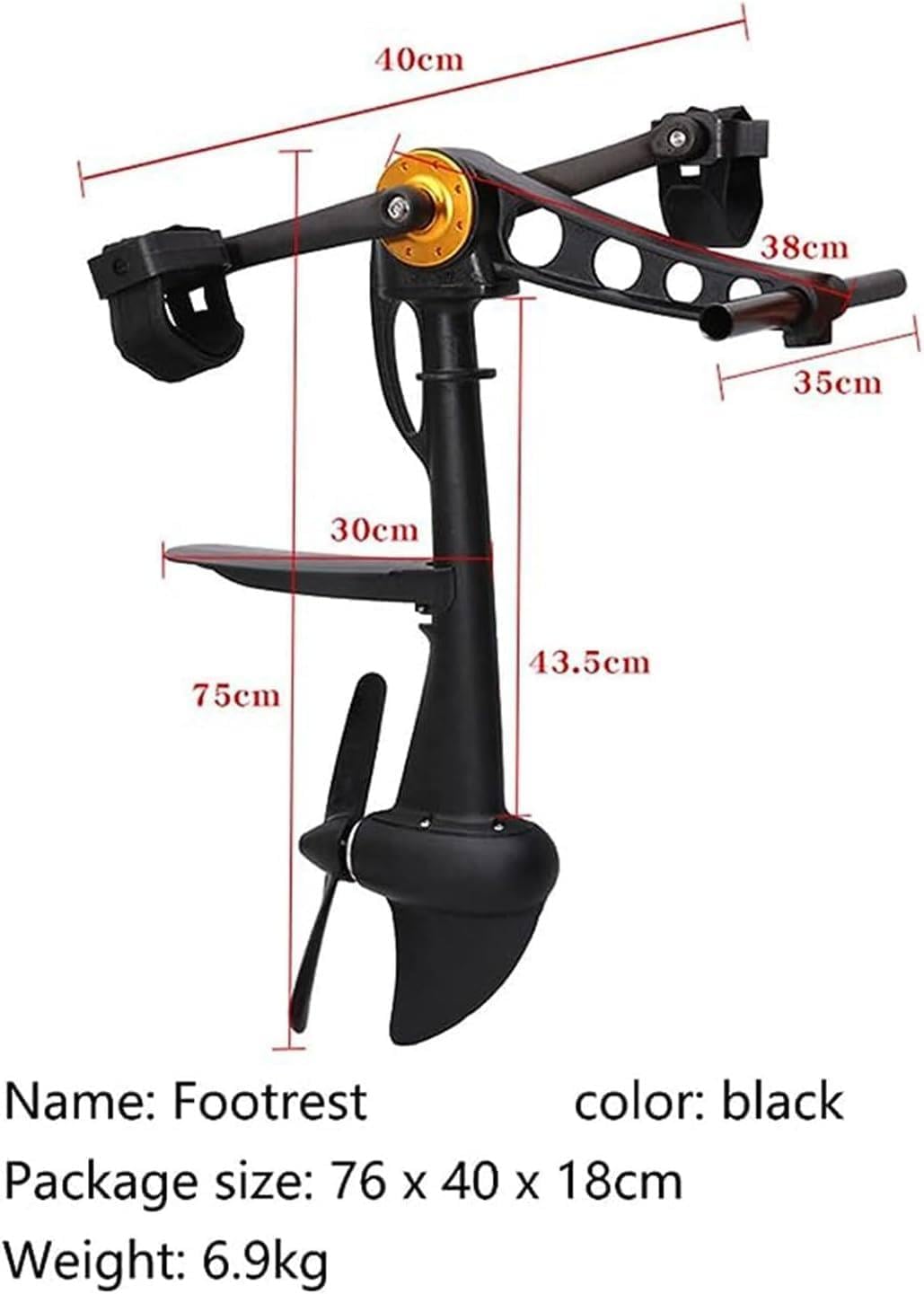 Kayak Pedal Drive System with Underwater Propulsion