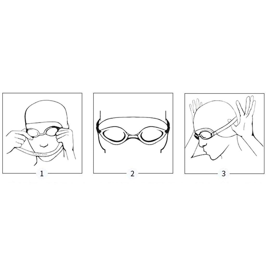 ONMYJFD Swimming Goggles, Best Ever, Swim Gear, Unisex, for All Ages