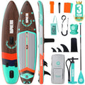 Niphean (Extra Large) Inflatable Paddle Board, SUP for 2+1 People/Family
