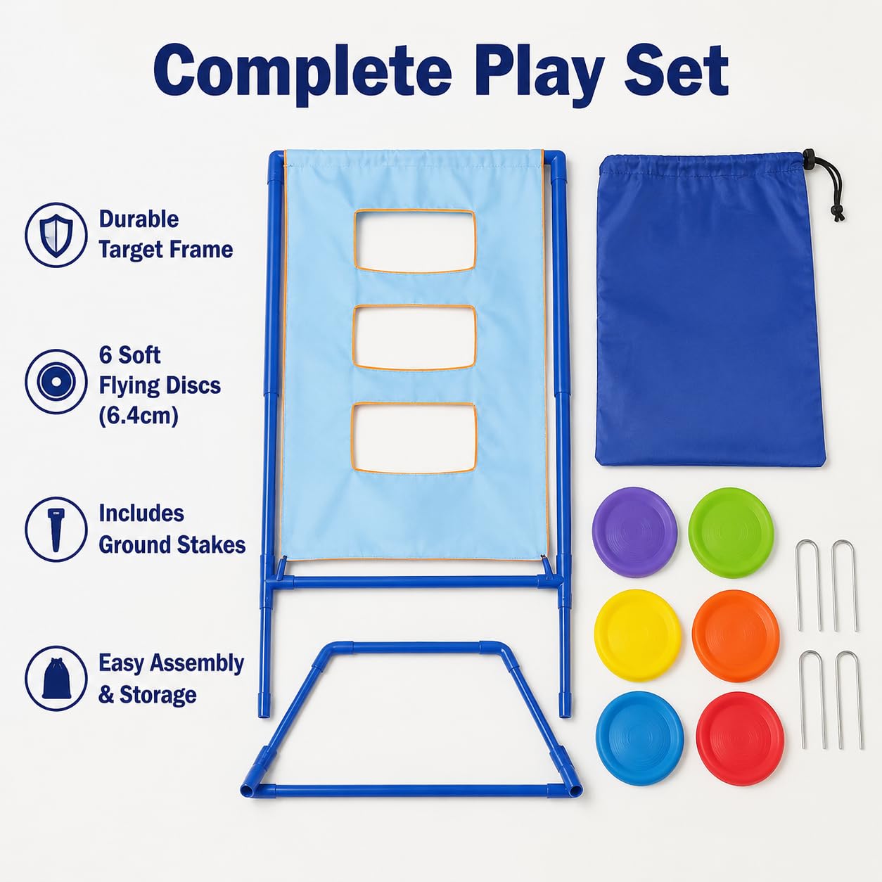 Portable Kids Outdoor Activity Playset with Carry Bag