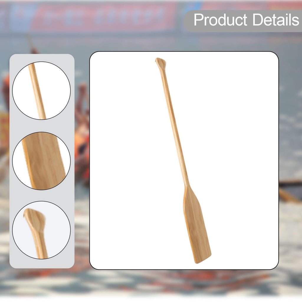 Wood Canoe Paddle with Ergonomic Handle – 106 cm
