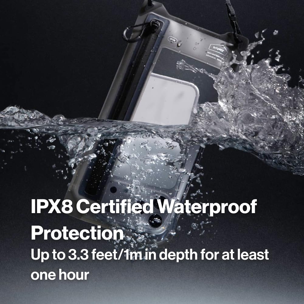 IPX8 Waterproof Phone Pouch with Adjustable Lanyard