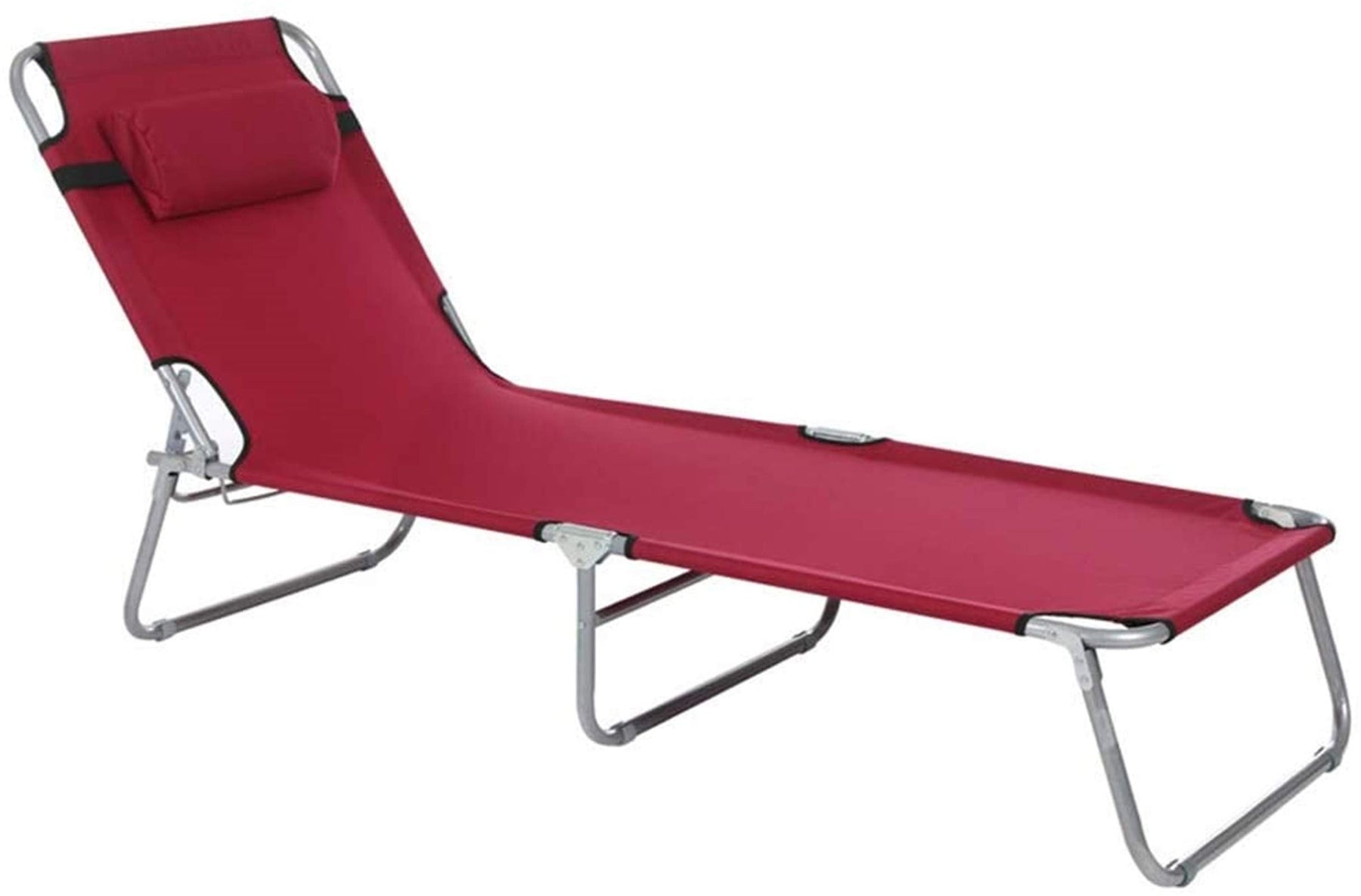 Lightweight Folding Sun Lounger for Beach, Patio & Camping