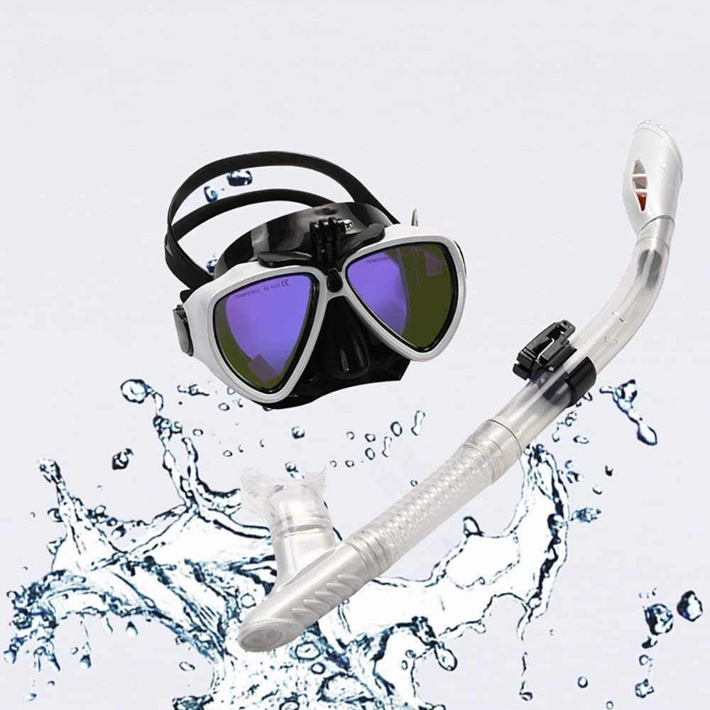 Full Face Snorkel Mask – 180° Panoramic Anti-Fog & Anti-Leak