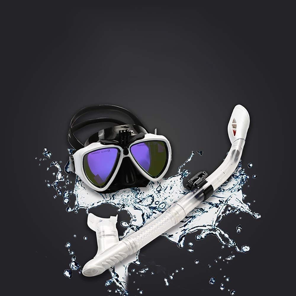 Full Face Snorkel Mask – 180° Panoramic Anti-Fog & Anti-Leak