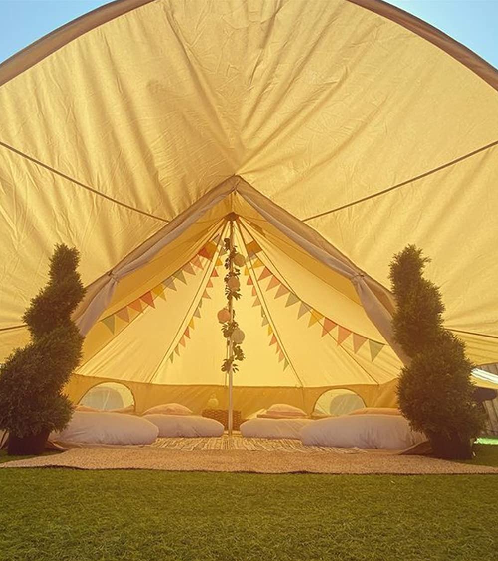 Waterproof 4-Season Camping Awning Tarp with Poles
