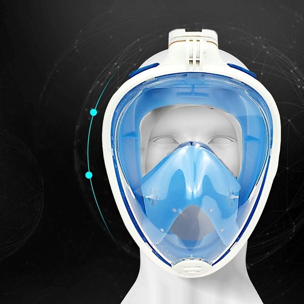 Full Face Snorkel Mask – Anti-Fog & Anti-Leak Tempered Glass