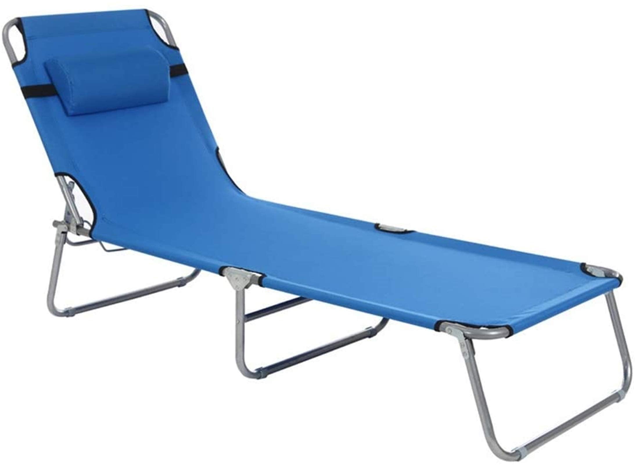 Lightweight Folding Sun Lounger for Beach, Patio & Camping