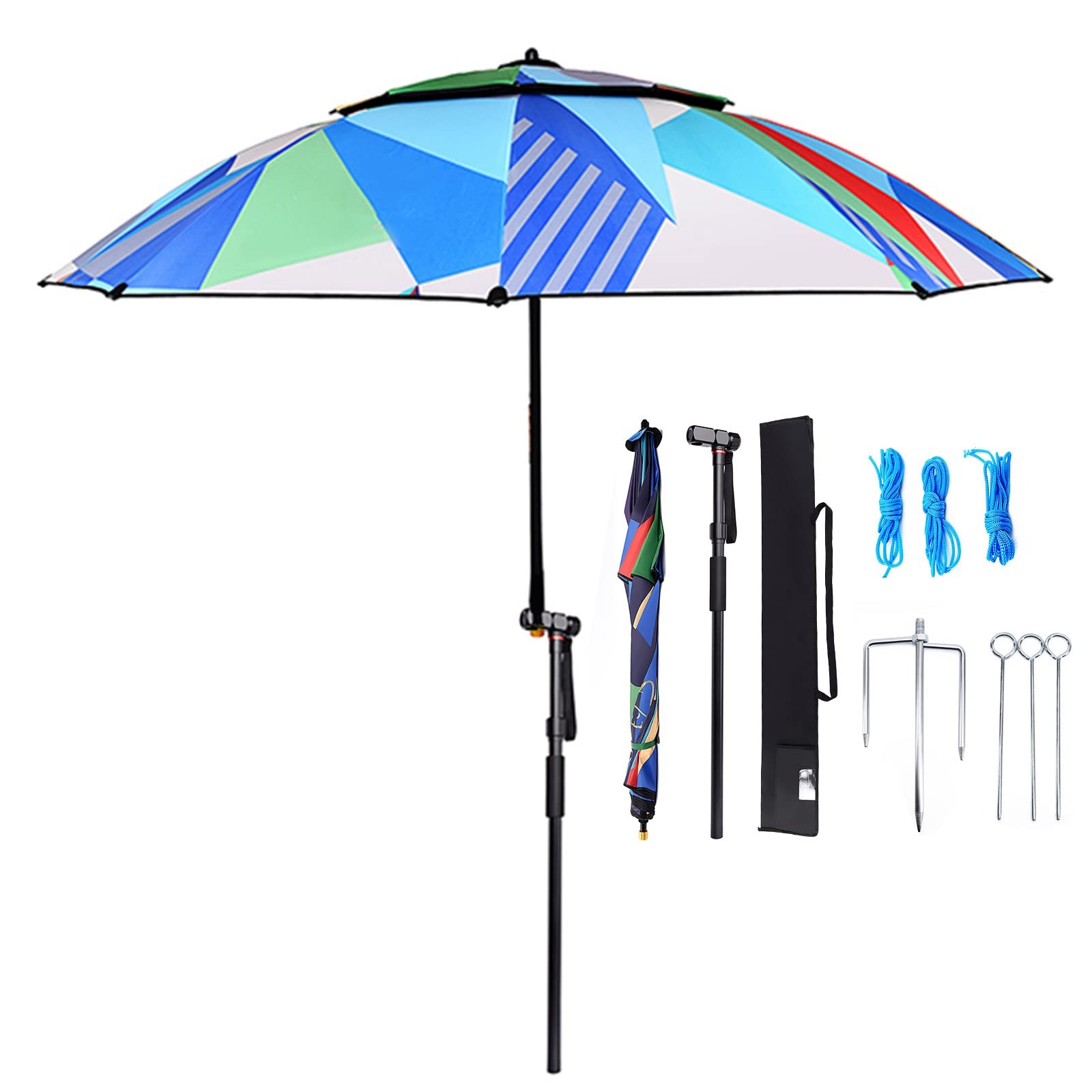 360° Rotating Outdoor Sunshade & Fishing Umbrella