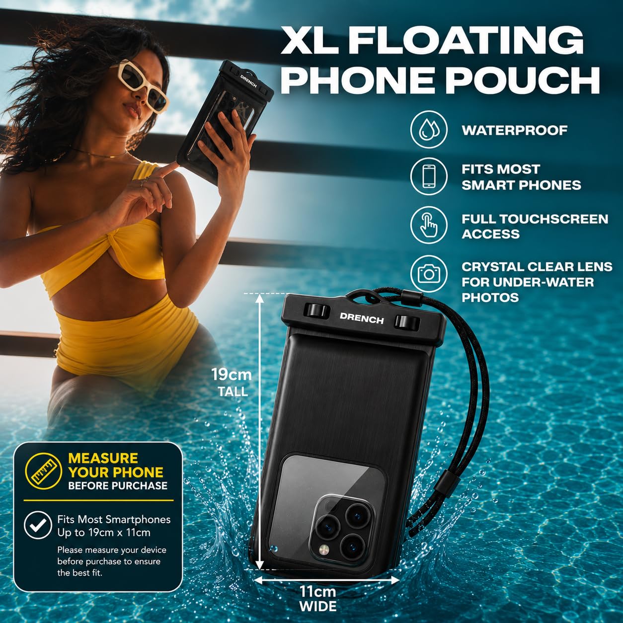 Waterproof Waist Pack & Floating Phone Pouch Set