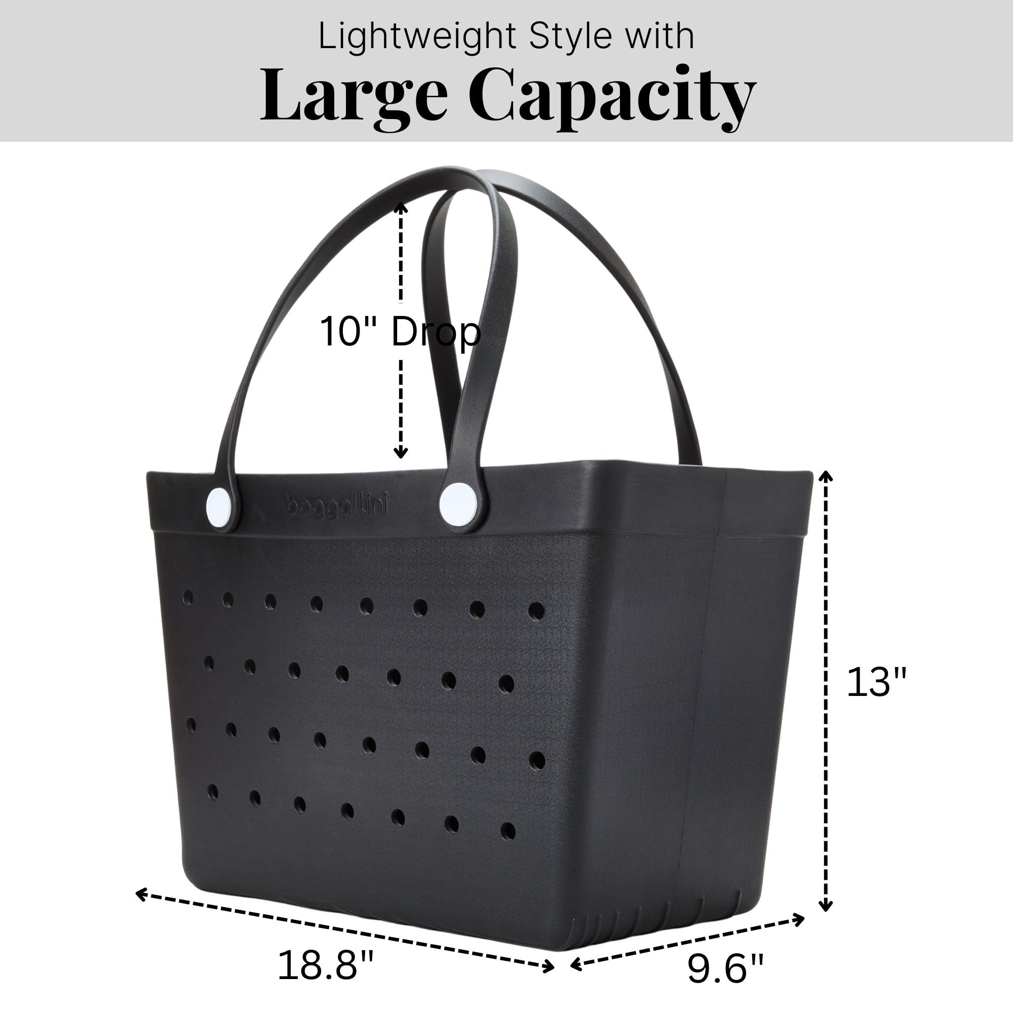 Lightweight Washable EVA Beach Tote Bag