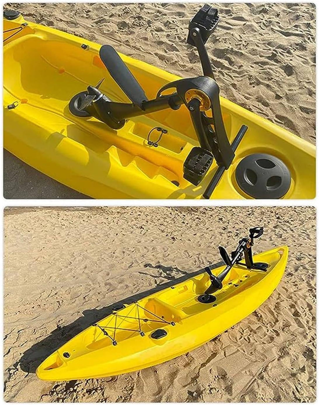 Kayak Pedal Drive System with Underwater Propulsion