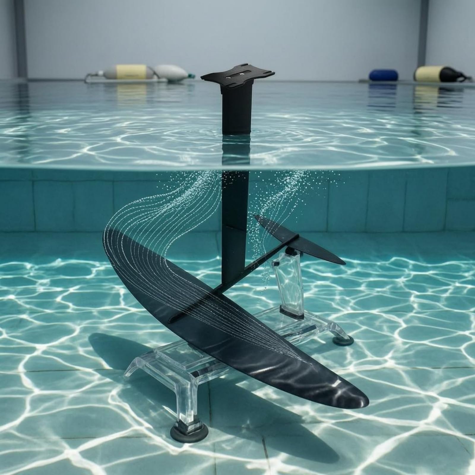Inflatable Surfboard with EVA Deck Pad & Adjustable Foot Straps