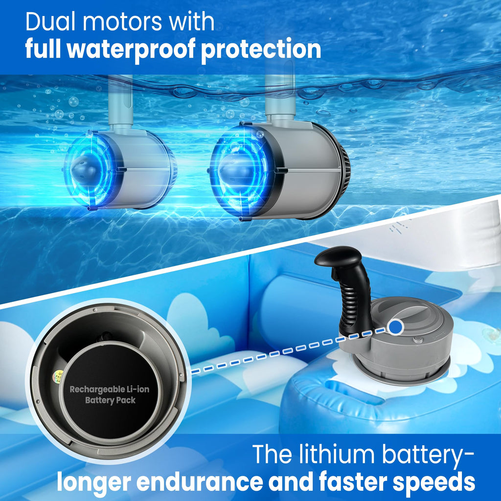 Rechargeable Motorized Inflatable Pool Lounger