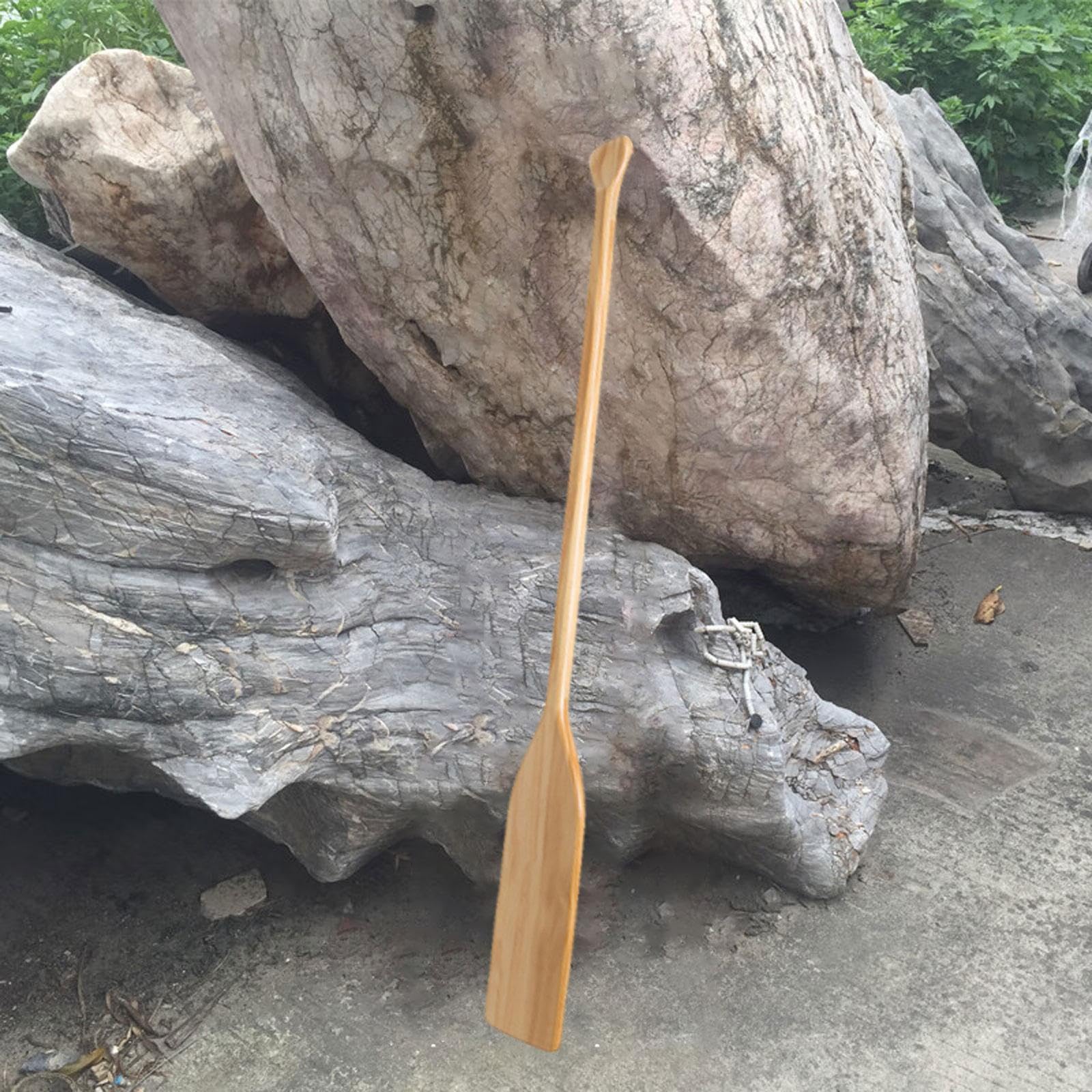 Wood Canoe Paddle with Ergonomic Handle – 106 cm