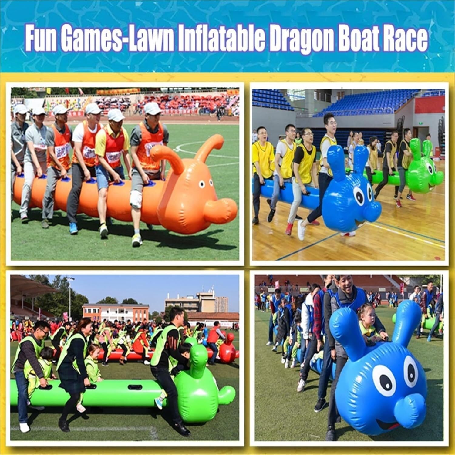 Outdoor Multi-Rider Team Game Set – 3 Piece