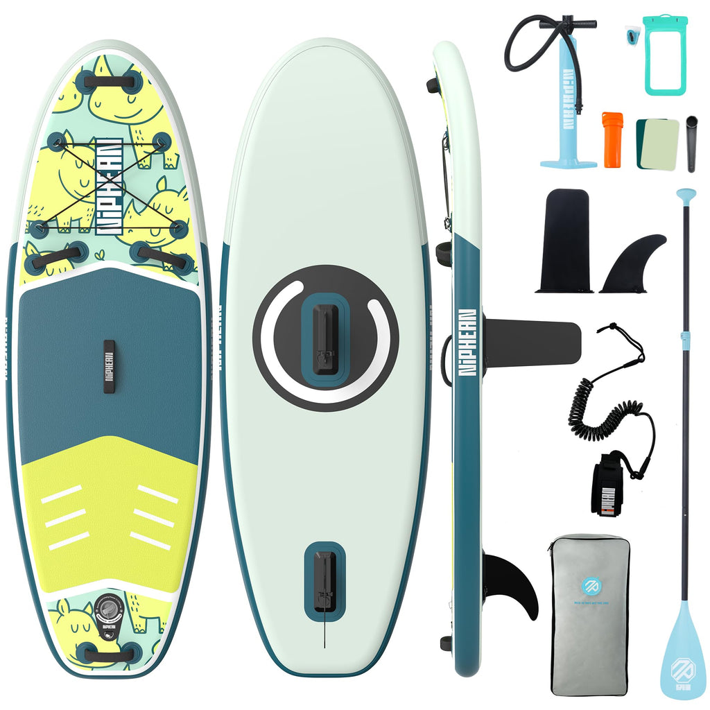 Niphean (Extra Large) Inflatable Paddle Board, SUP for 2+1 People/Family
