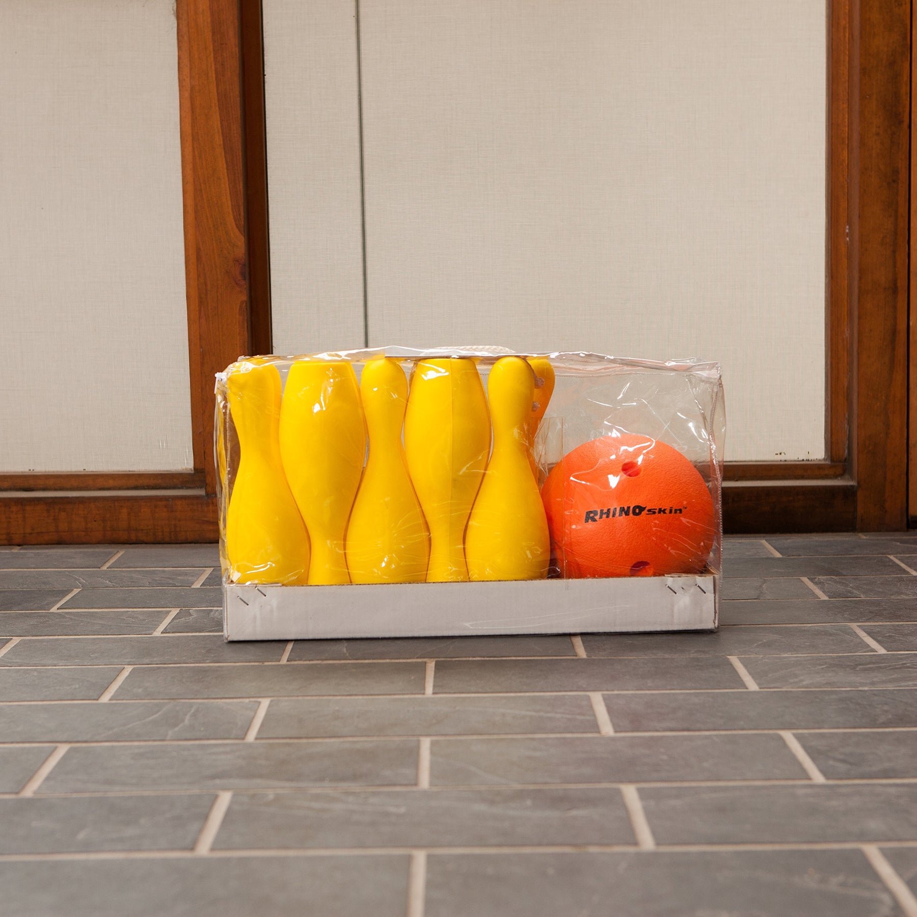 Champion Sports Foam Weighted Bowling Pin Set - Pins, Ball and Carry Case Set